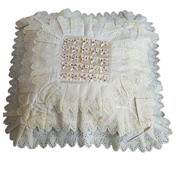 None Bedding Vintage Throw Pillow Cover 425 X 15 Poshmark